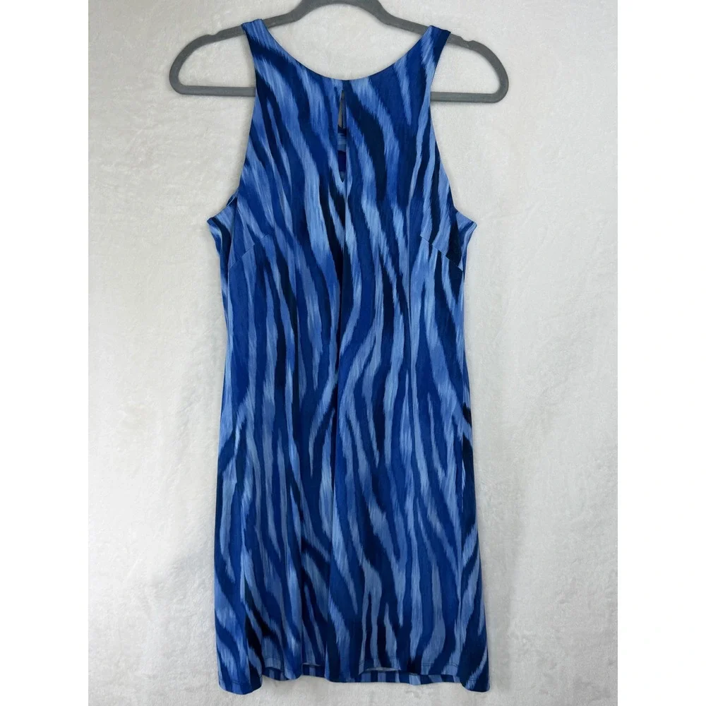 NWT Tommy Bahama Jasmina Zesty Zebra Dress Women S Blue